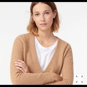 J Crew V-neck sparkle cardigan sweater